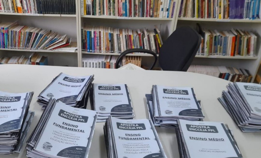 Material didático distribuído às PPL