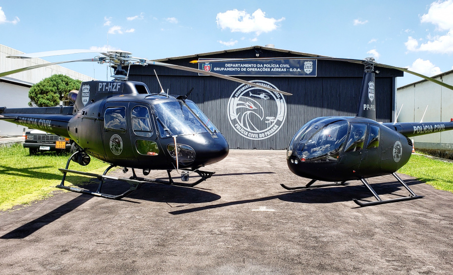 PCPR conta com 14 servidores no Grupamento de Operações Aéreas