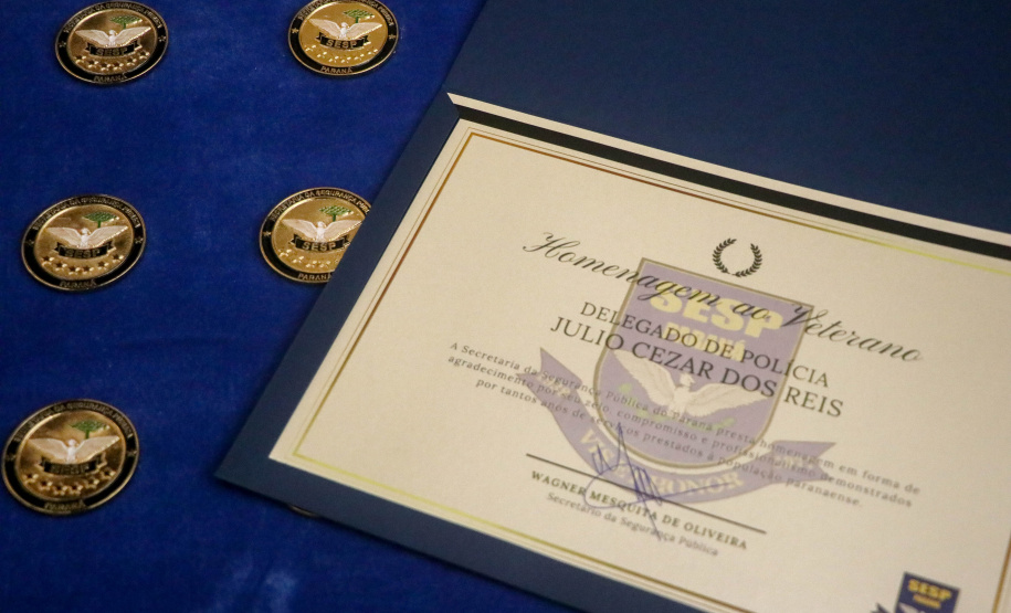 Secretaria da Segurança Pública do Paraná homenageia veteranos das forças estaduais