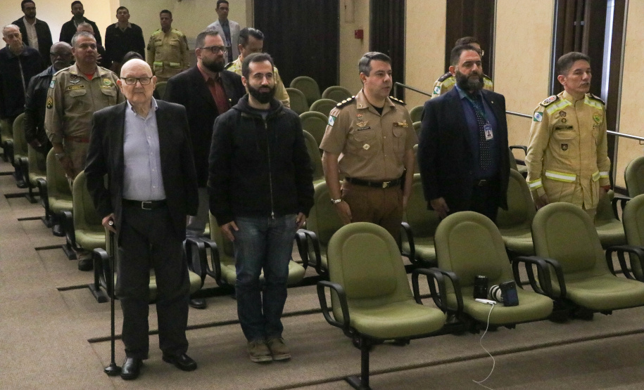 Secretaria da Segurança Pública do Paraná homenageia veteranos das forças estaduais