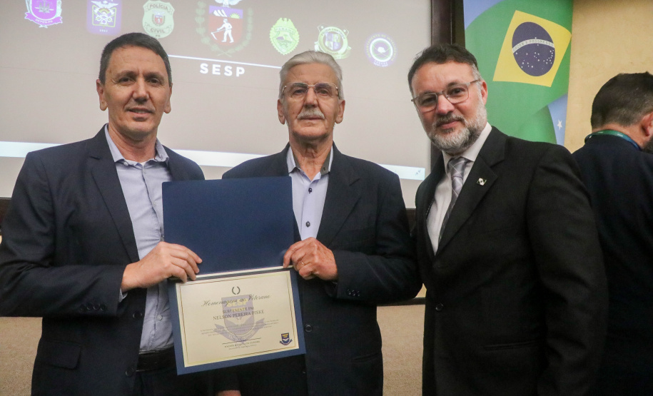 Secretaria da Segurança Pública do Paraná homenageia veteranos das forças estaduais