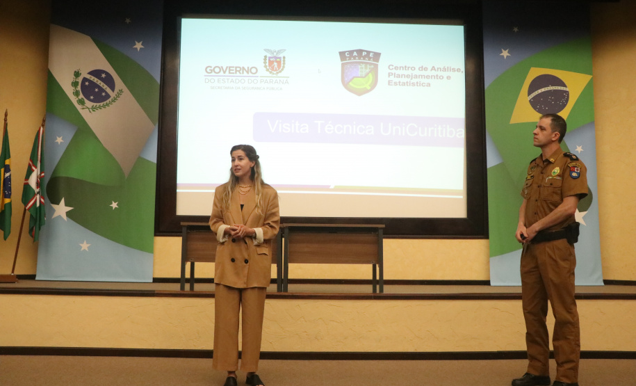 Segurança recebe alunos do curso de Criminologia da Unicuritiba para visita técnica