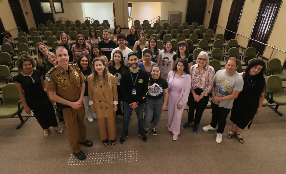 Segurança recebe alunos do curso de Criminologia da Unicuritiba para visita técnica