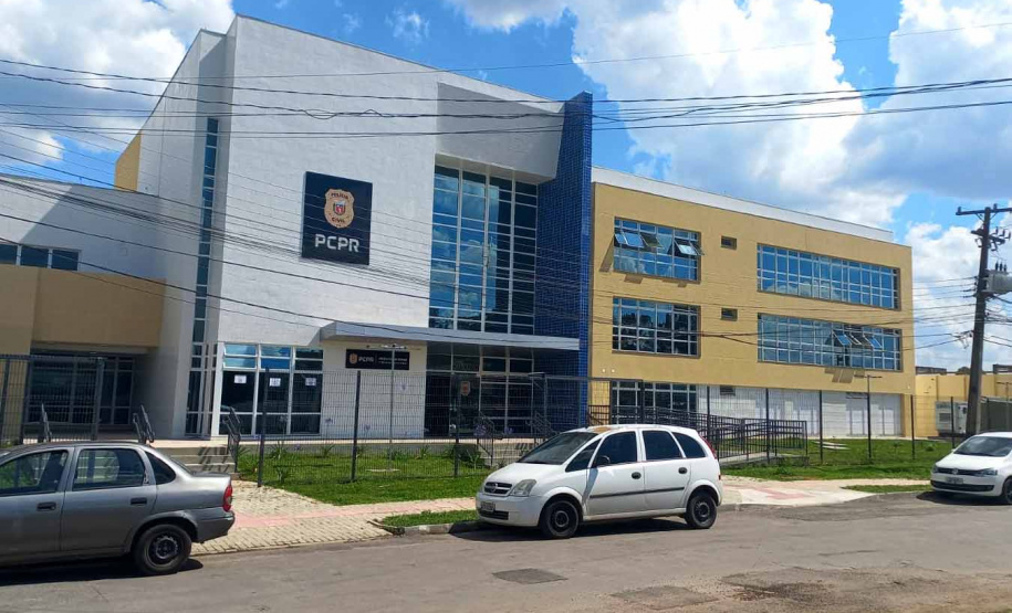 Fachada da nova sede da Polícia Civil em São Jose dos Pinhais