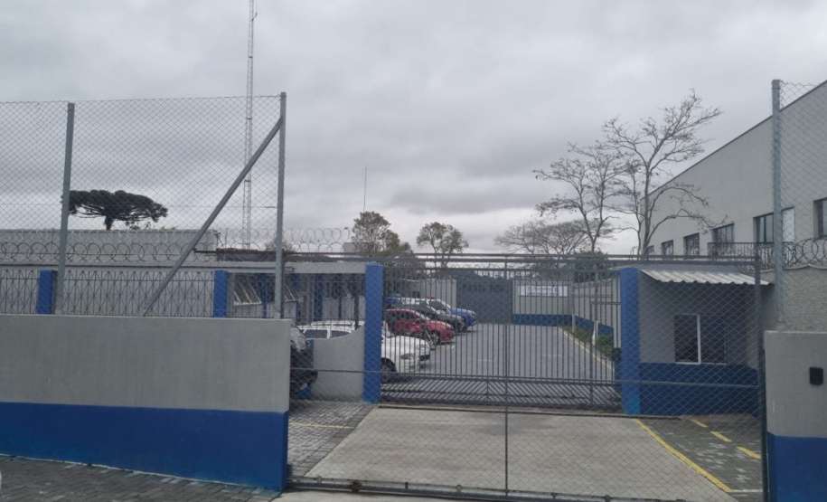 Fachada da Cadeia Pública de Curitiba