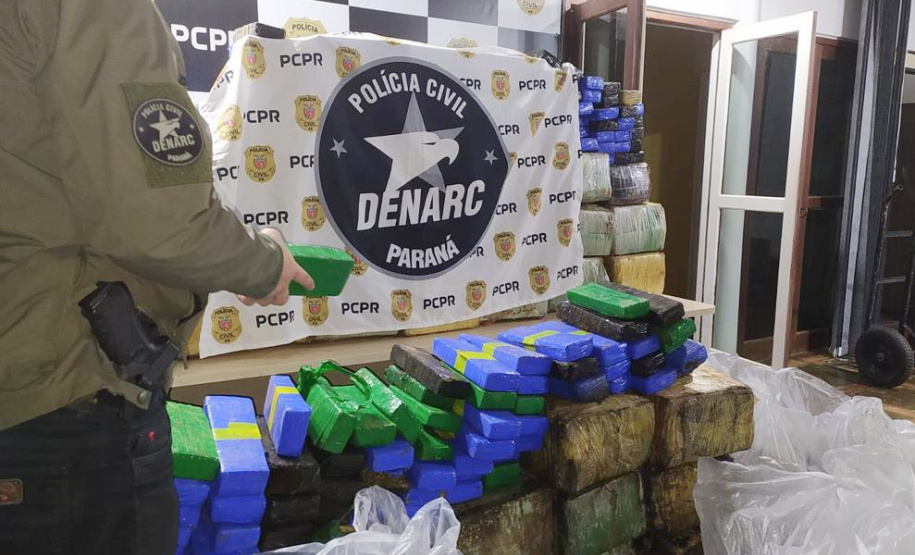 Apreensão de drogas da Polícia Civil