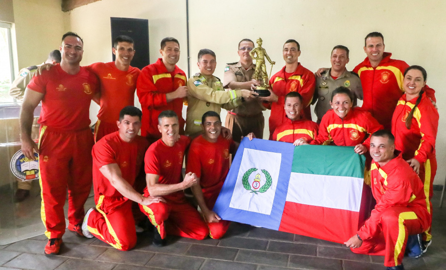 Equipe do 3º CRBM da região Oeste conquista a liderança da competição Troféu Le Defi