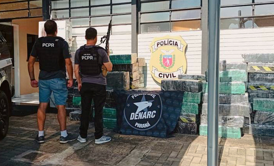 PCPR apreende 2,6 toneladas de maconha em Foz do Iguaçu