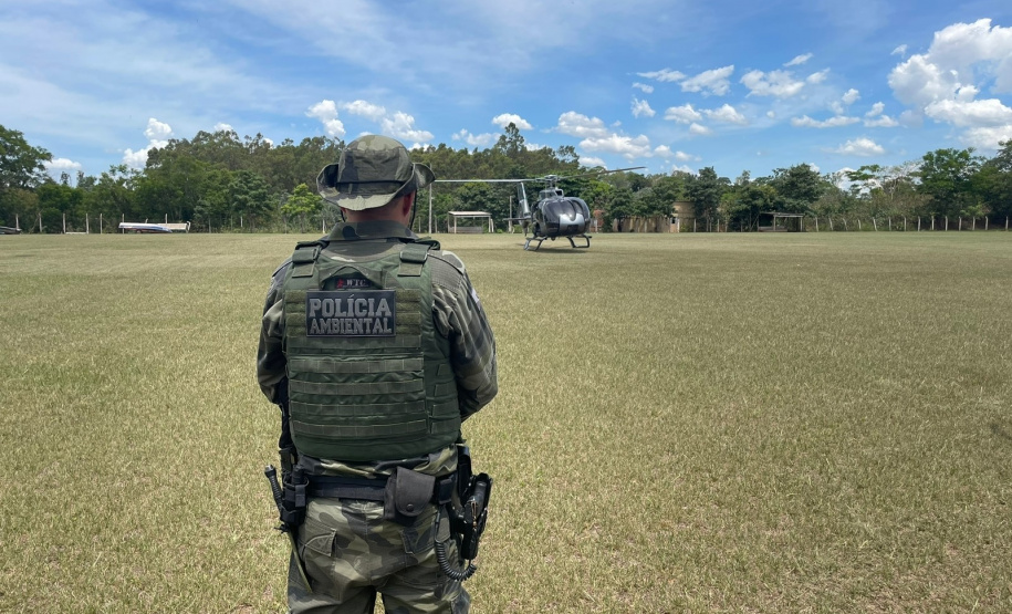 Região Noroeste recebe reforço de helicóptero para combate a crimes ambientais