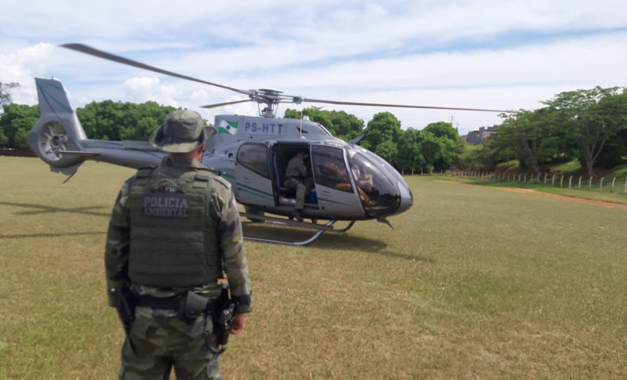 Região Noroeste recebe reforço de helicóptero para combate a crimes ambientais