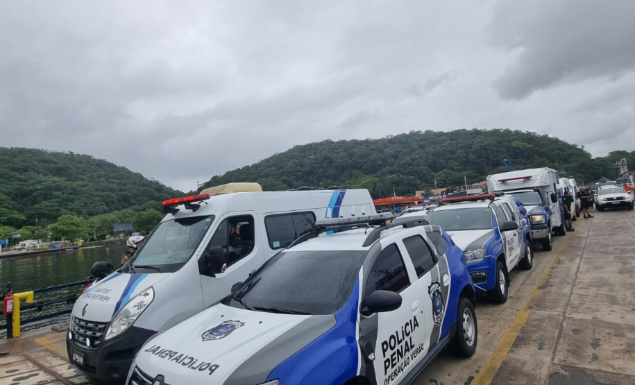 Polícia Penal realiza transferência de presos das cadeias do Litoral durante Verão Maior Paraná