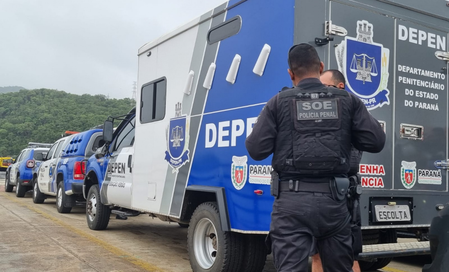 Polícia Penal realiza transferência de presos das cadeias do Litoral durante Verão Maior Paraná