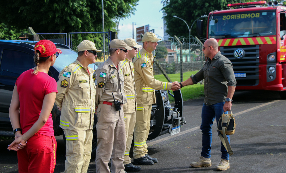 Secretário de segurança visita unidades das forças estaduais no Litoral