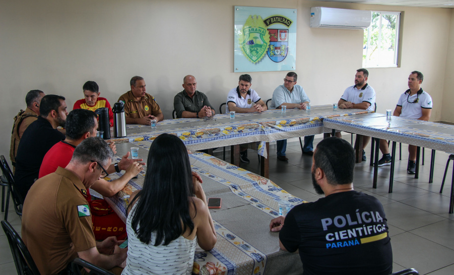 Secretário de segurança visita unidades das forças estaduais no Litoral