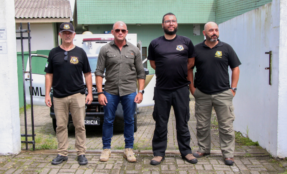 Secretário de segurança visita unidades das forças estaduais no Litoral