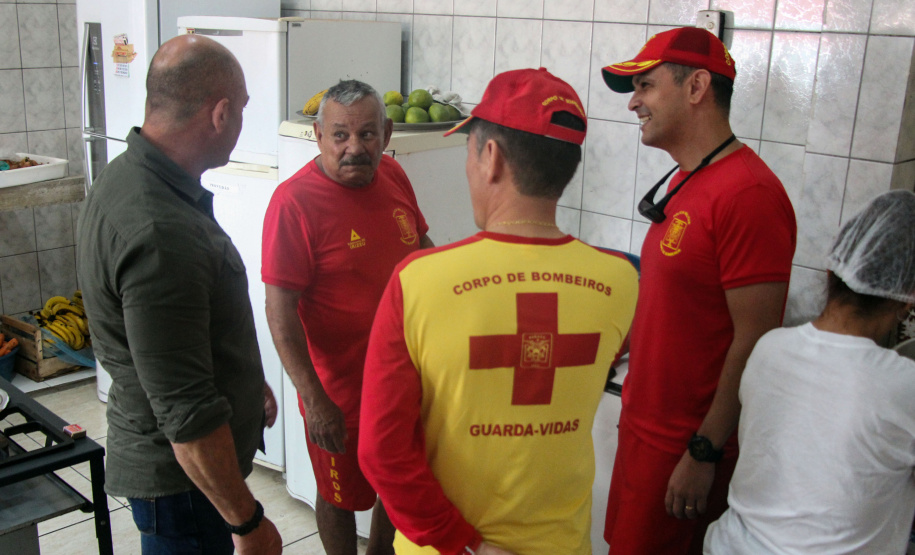 Secretário de segurança visita unidades das forças estaduais no Litoral