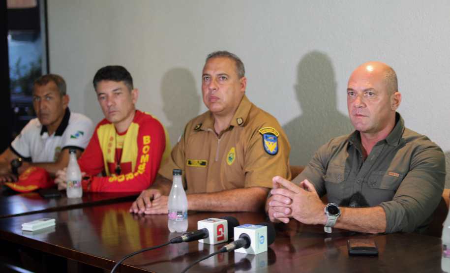 Secretário de segurança visita unidades das forças estaduais no Litoral