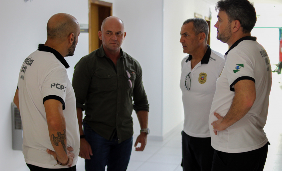 Secretário de segurança visita unidades das forças estaduais no Litoral