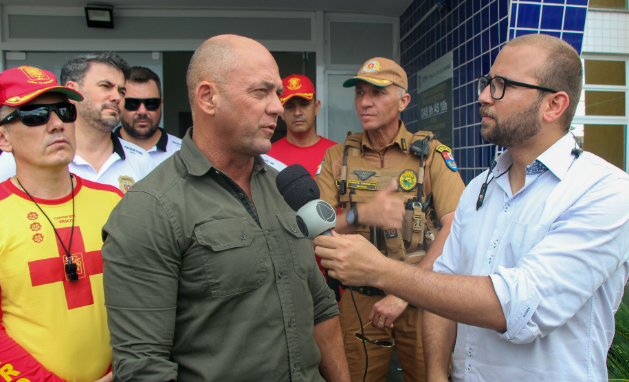 Secretário de segurança visita unidades das forças estaduais no Litoral