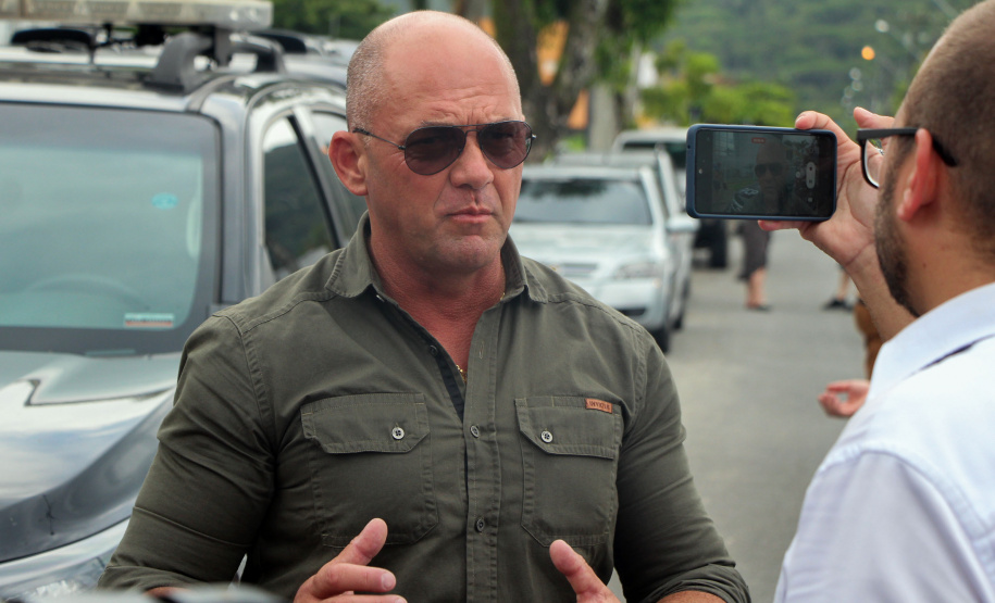 Secretário de segurança visita unidades das forças estaduais no Litoral