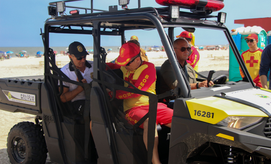 Secretário de segurança visita unidades das forças estaduais no Litoral