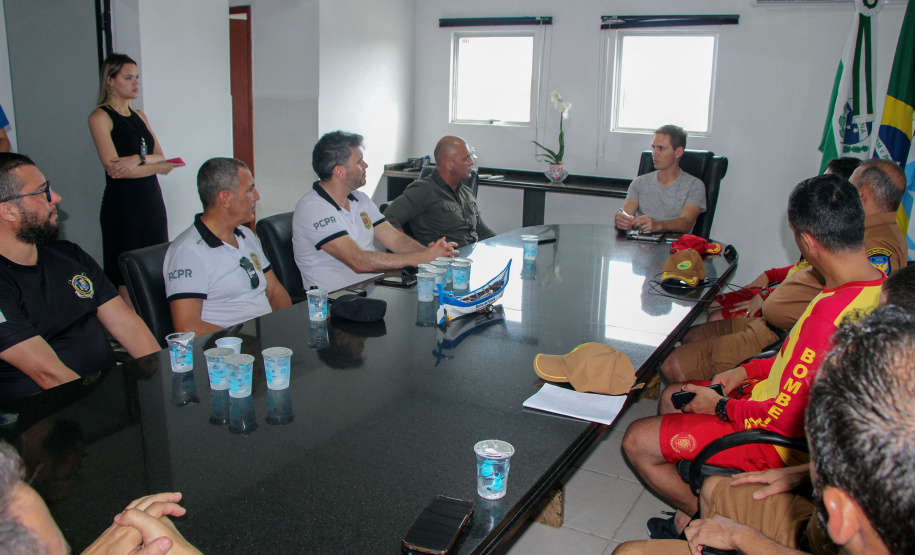 Secretário de segurança visita unidades das forças estaduais no Litoral