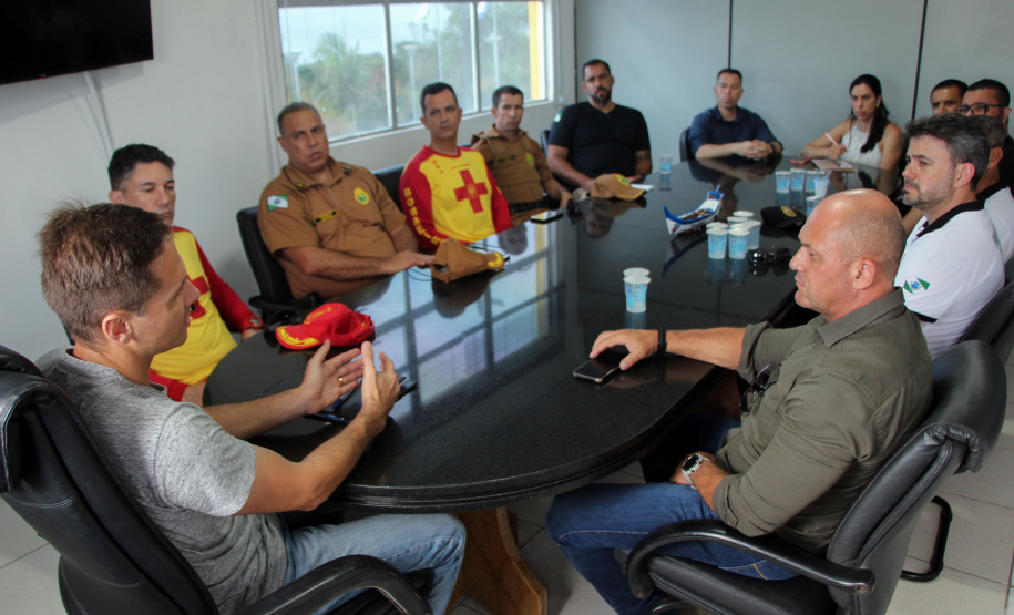 Secretário de segurança visita unidades das forças estaduais no Litoral