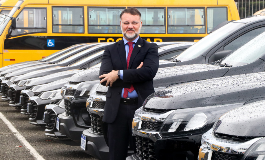 Governador entrega 45 novas viaturas para as forças de segurança pública