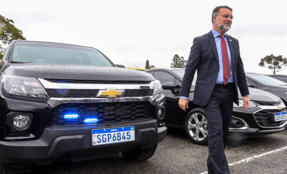 Governador entrega 45 novas viaturas para as forças de segurança pública