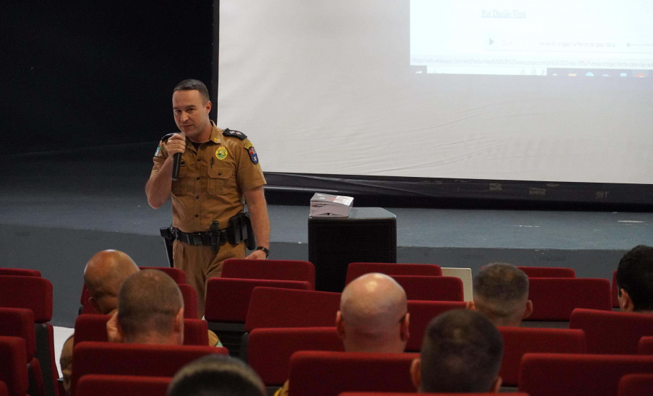 Efetivo da Polícia Militar participa de nivelamento técnico para o Verão Maior Paraná