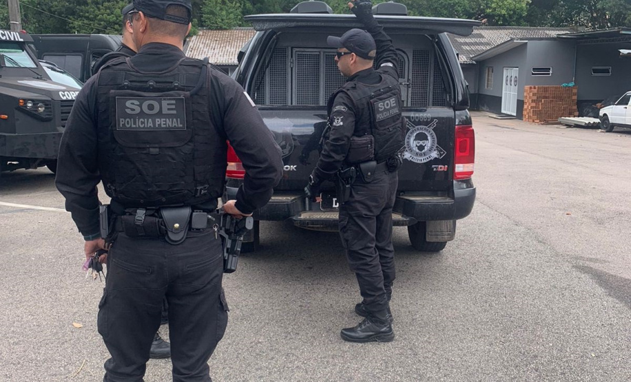 Polícia Penal cumpre mandados de prisão de monitorados por tornozeleira eletrônica