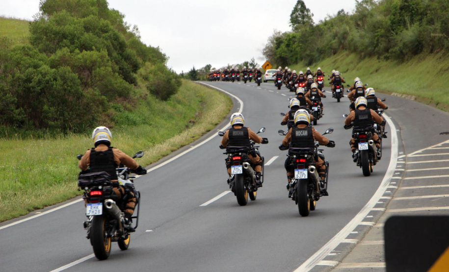 PMPR vai reforçar policiamento ostensivo do Litoral com motos durante a temporada