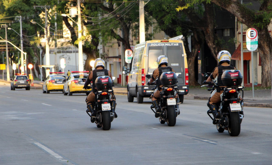 PMPR vai reforçar policiamento ostensivo do Litoral com motos durante a temporada