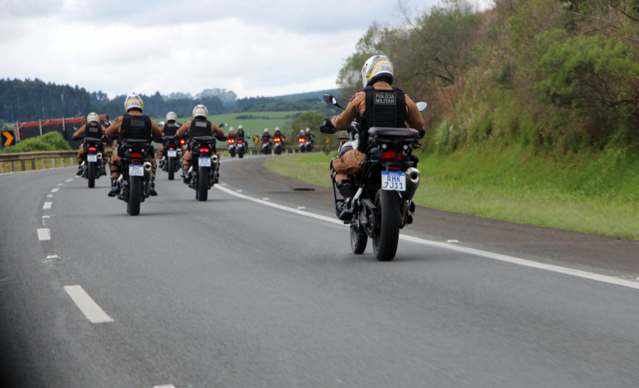 PMPR vai reforçar policiamento ostensivo do Litoral com motos durante a temporada