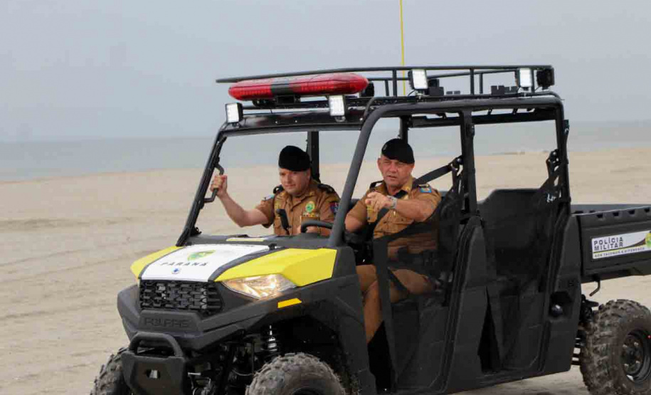 PMPR apresenta diciclo e "buggys" que serão utilizados no Verão Maior Paraná