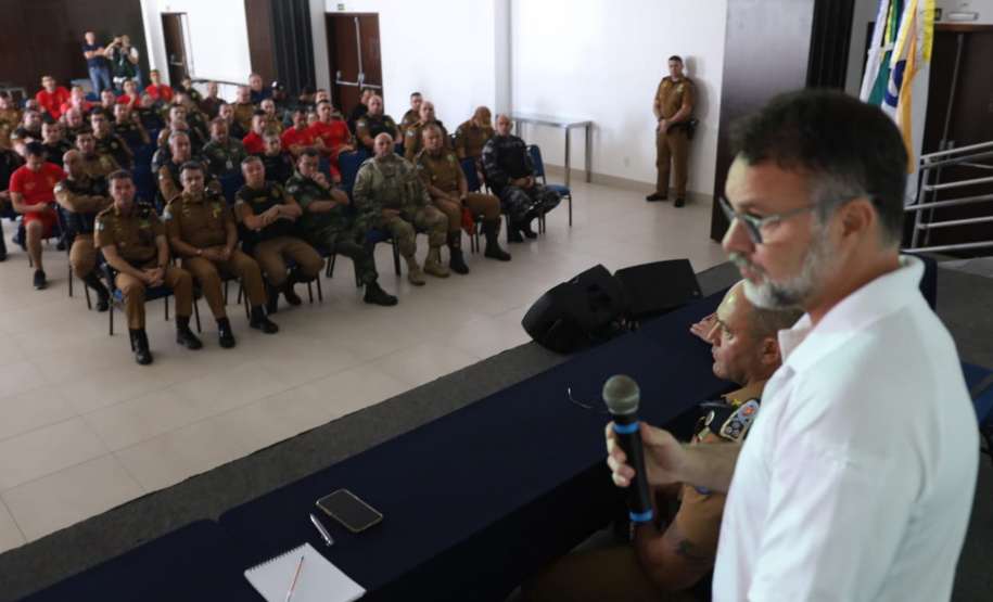Segurança faz alinhamento para ações integradas no Verão Paraná