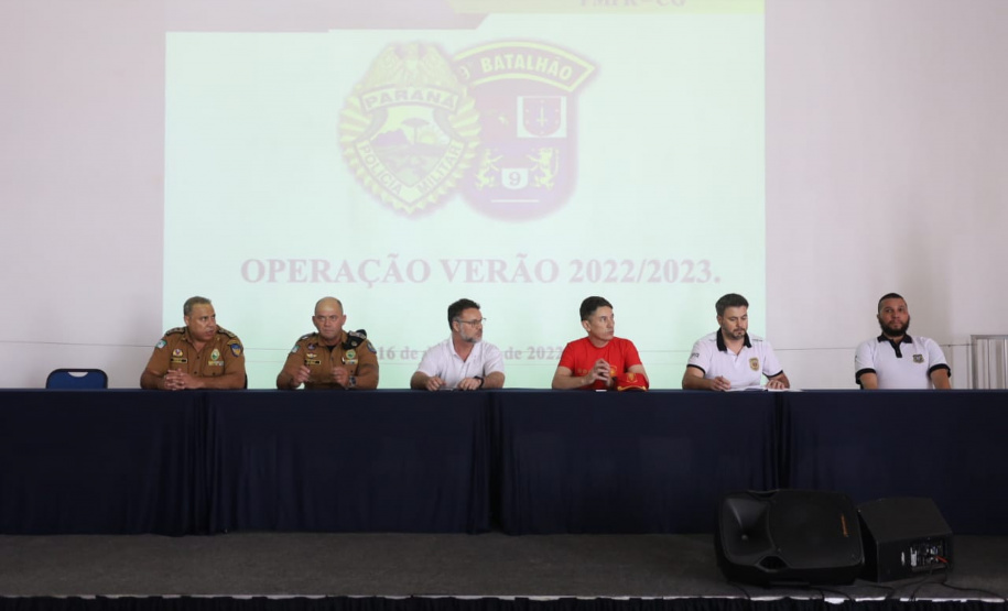 Segurança faz alinhamento para ações integradas no Verão Paraná