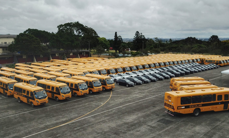 Governador entrega 45 novas viaturas para as forças de segurança pública