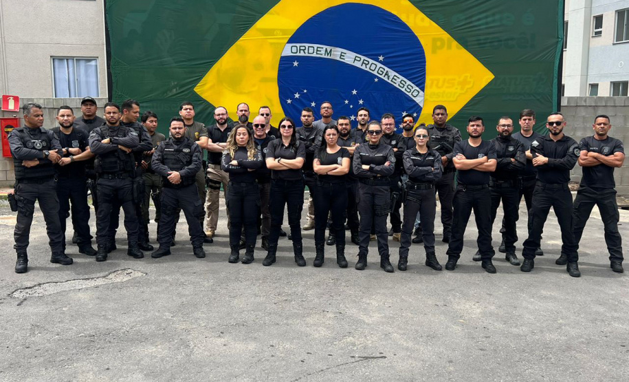 Policiais penais do Paraná participam de curso de drones em Minas Gerais