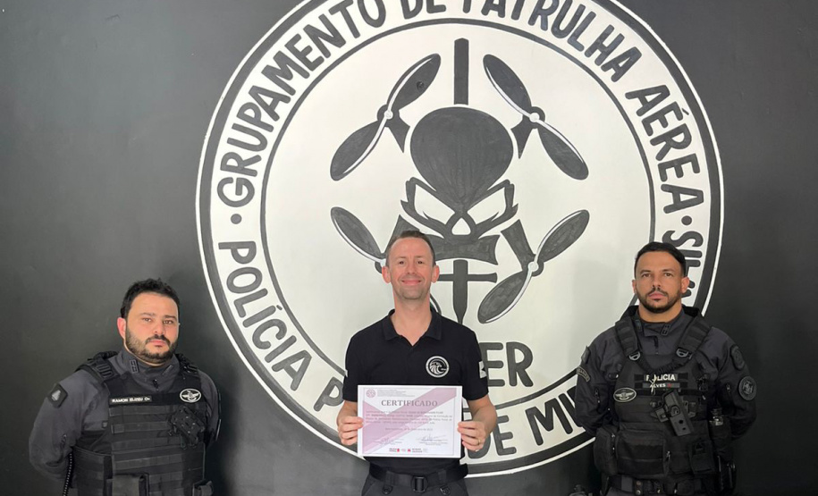 Policiais penais do Paraná participam de curso de drones em Minas Gerais