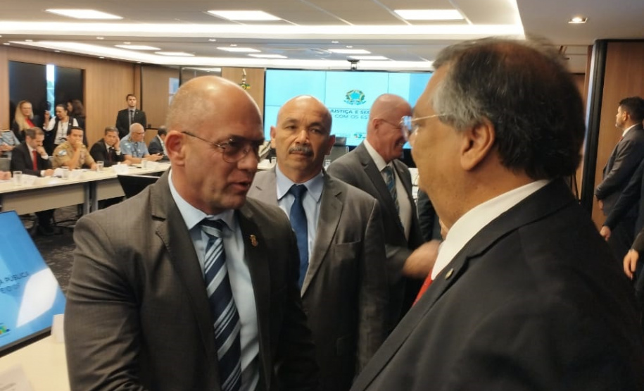 Em Brasília, secretário Hudson se reúne com Ministro da Justiça e Segurança Pública