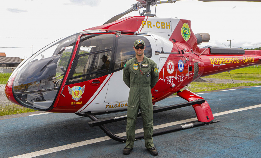 Helicópteros do BPMOA reforçam atendimento policial e aeromédico no Verão Maior Paraná