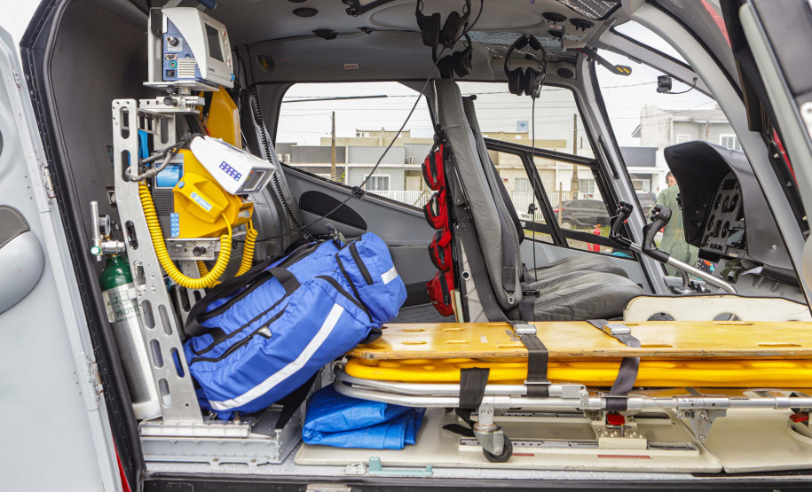 Helicópteros do BPMOA reforçam atendimento policial e aeromédico no Verão Maior Paraná