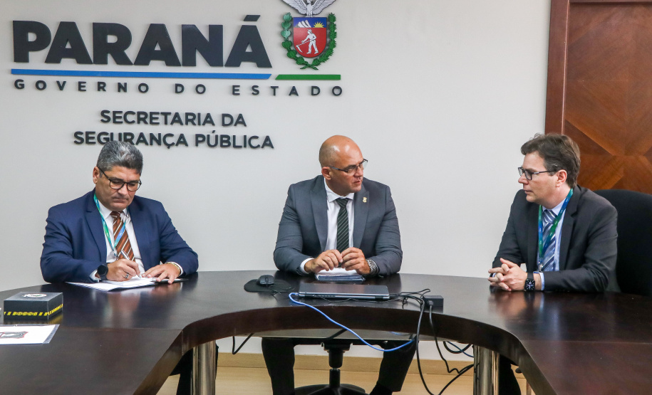 Secretário Hudson recebe Sindicato dos Peritos para reunião na Sesp