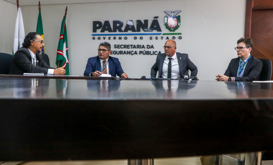 Secretário Hudson recebe Sindicato dos Peritos para reunião na Sesp