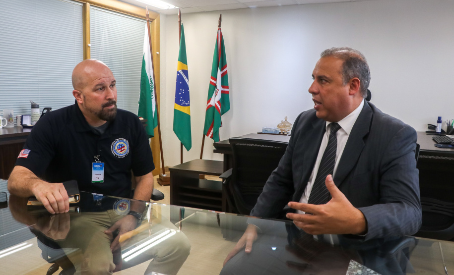 Segurança recebe representante da ONU para negociar realização de curso internacional para policiais no Paraná