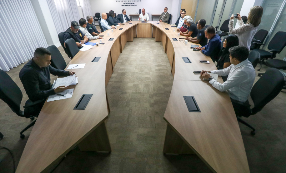 Secretário Hudson se reúne com Sindicato dos Policiais Penais