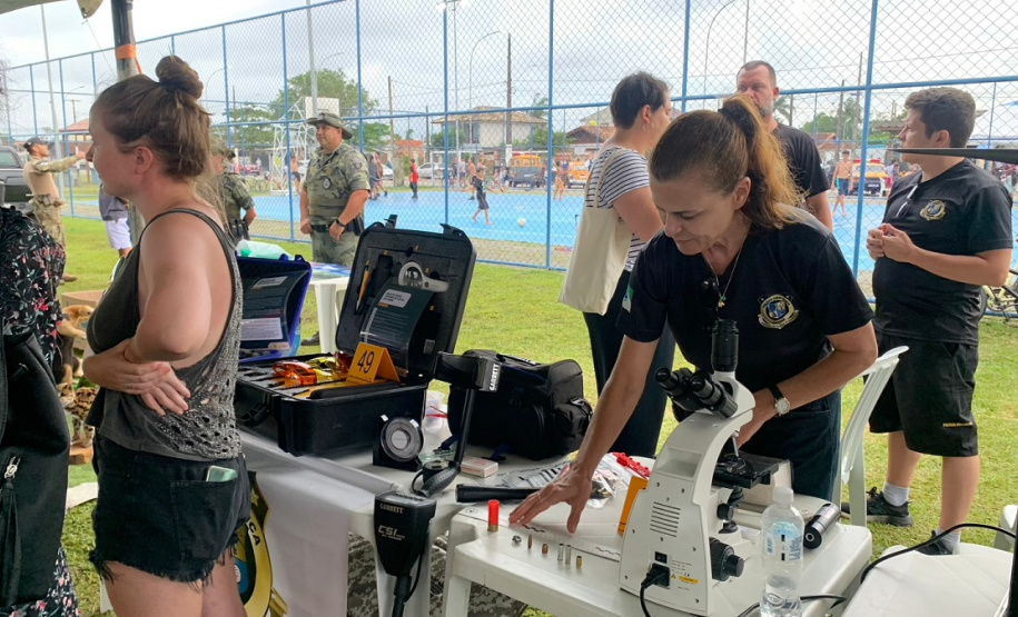 Sesp apresenta estrutura e serviços no evento Litoral Cidadão, em Guaratuba