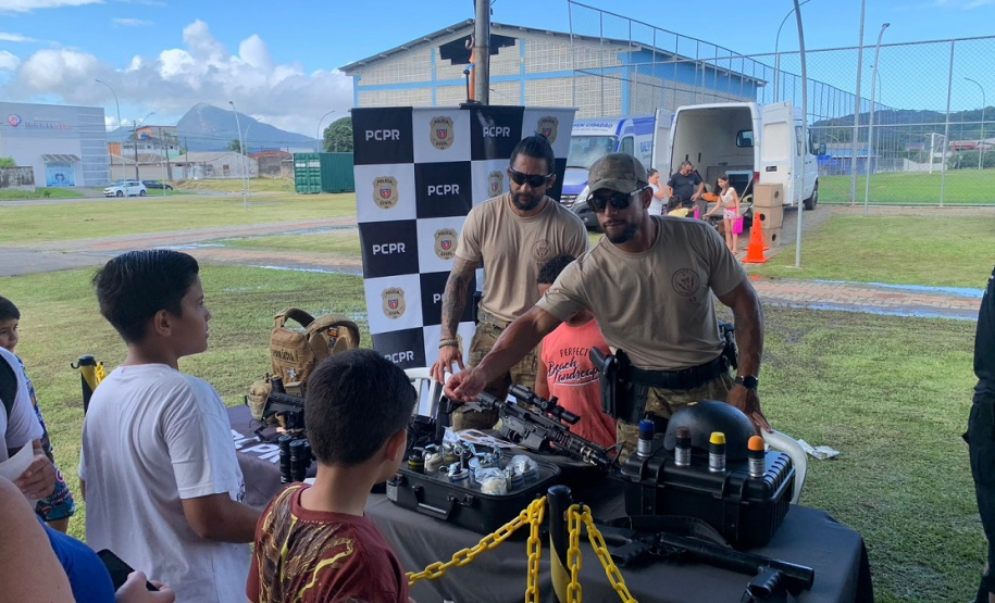 Sesp apresenta estrutura e serviços no evento Litoral Cidadão, em Guaratuba