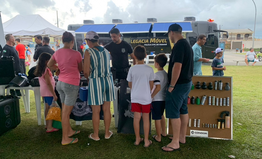 Sesp apresenta estrutura e serviços no evento Litoral Cidadão, em Guaratuba